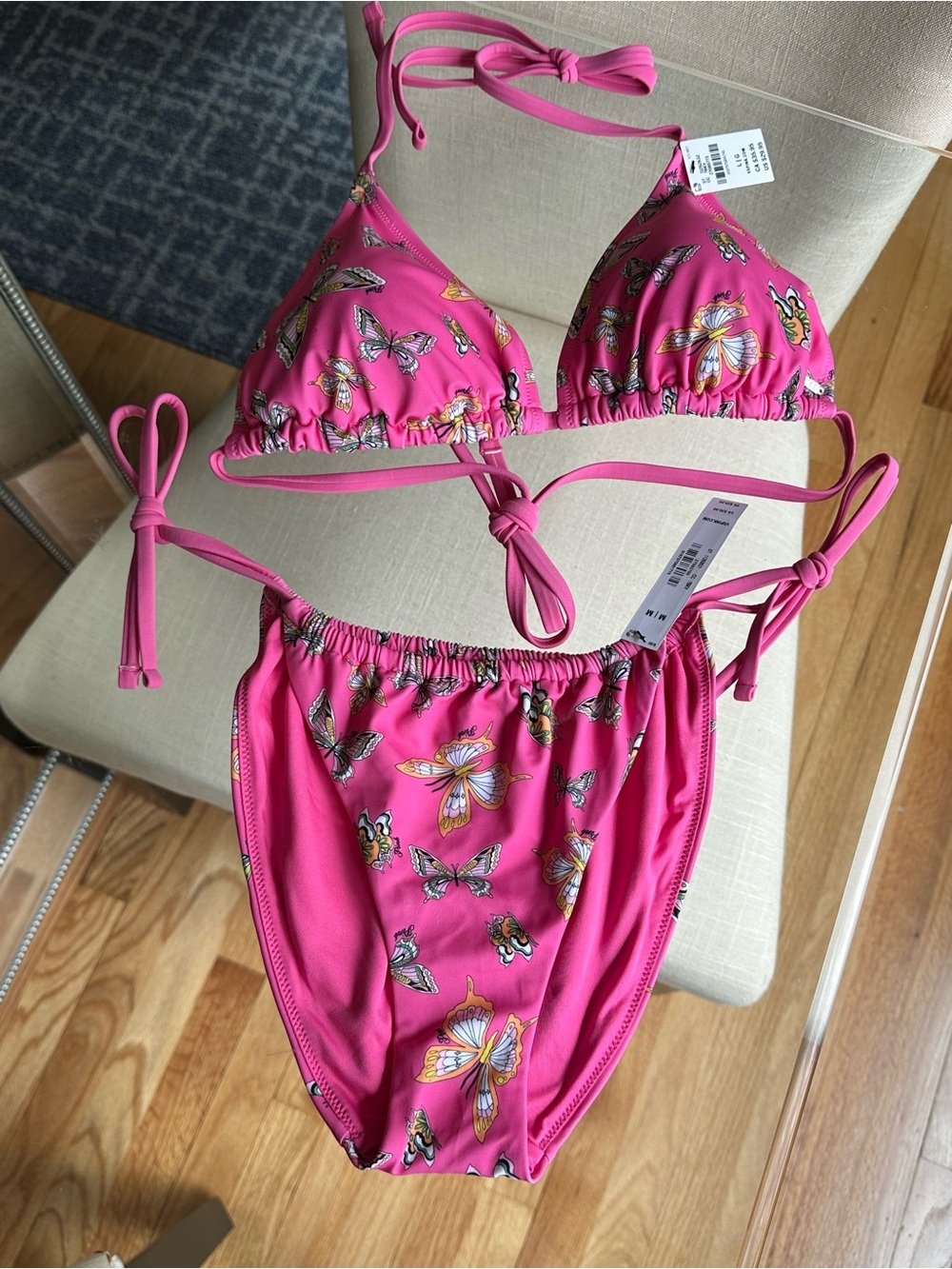 ✨NWT✨ Victoria's Secret PINK - Butterfly Print Bikini Sold as a Set